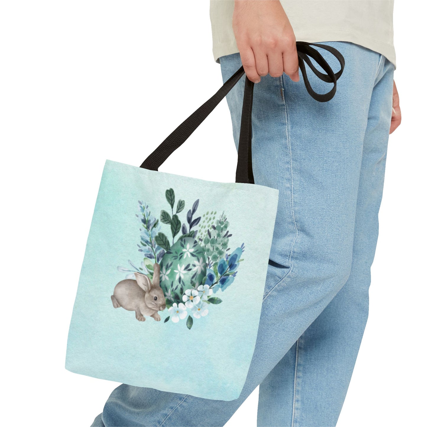 Cozy Rabbit Tote Bag