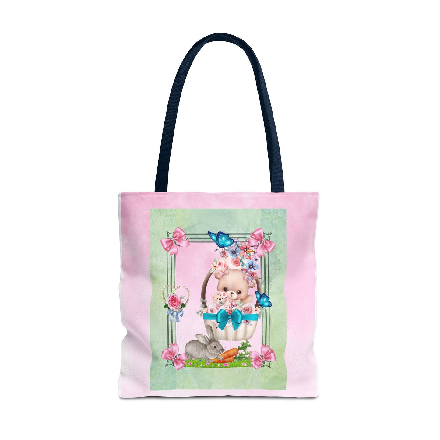 Flower Bear Tote Bag