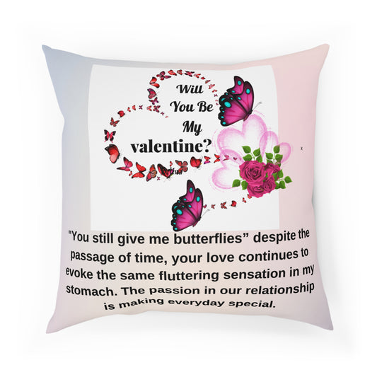 Butterfly Love Pillow