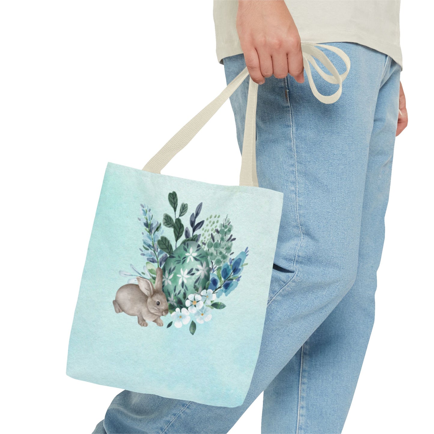 Cozy Rabbit Tote Bag