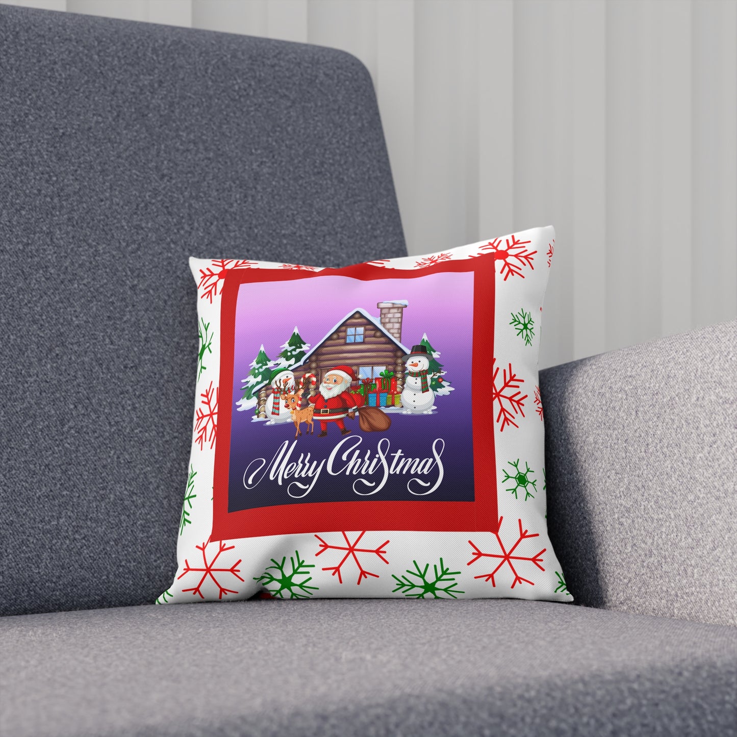 Snowflake Christmas Pillow