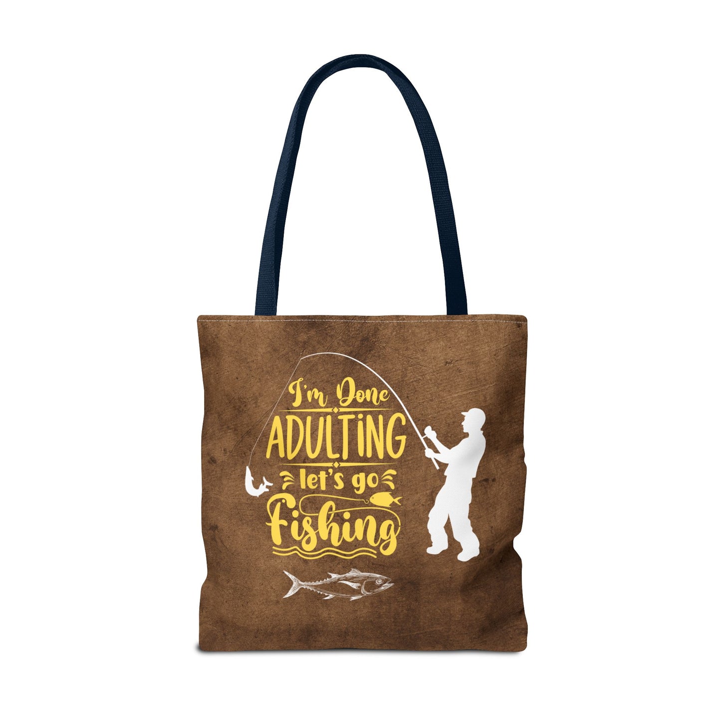 Lets Go Fishing Tote Bag