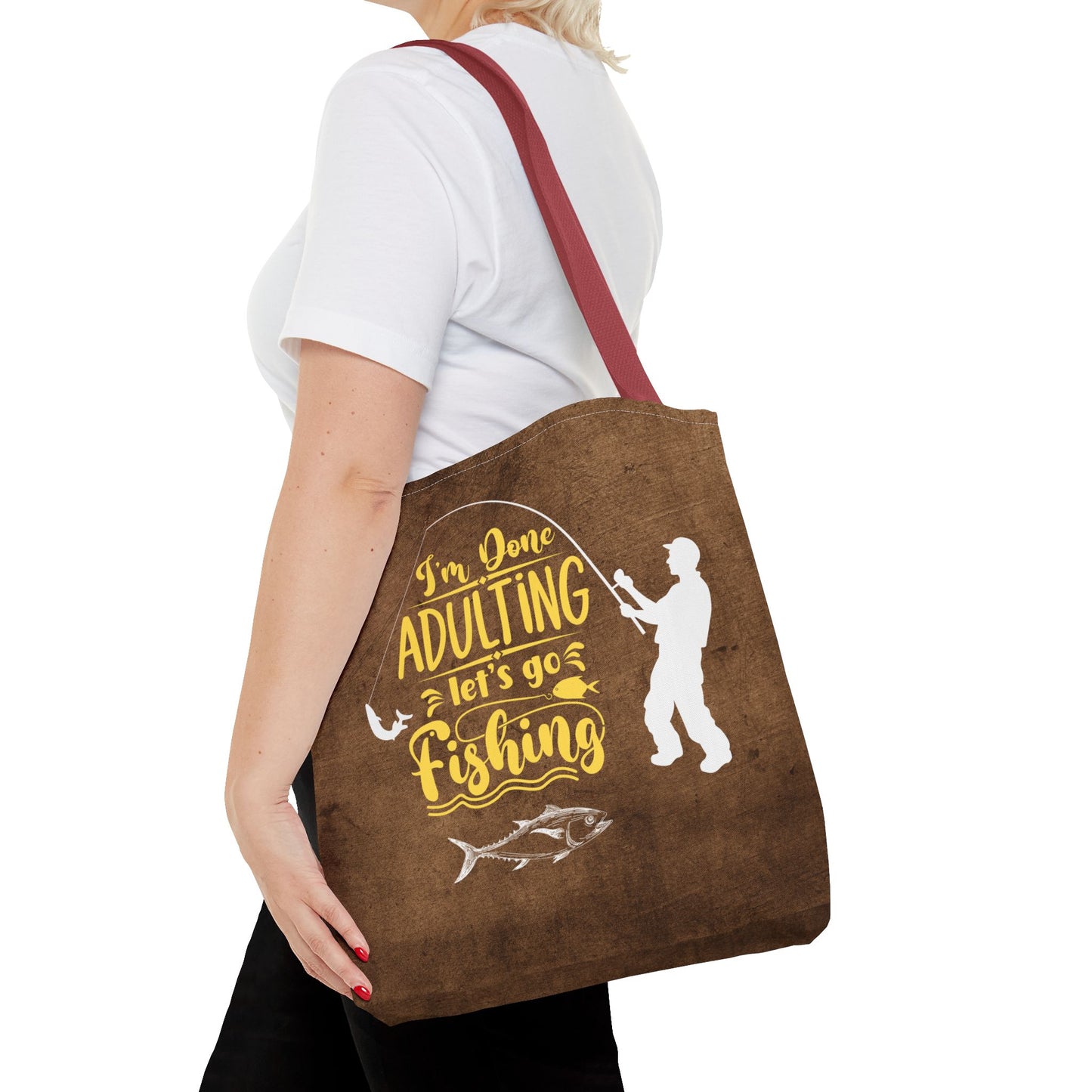 Lets Go Fishing Tote Bag