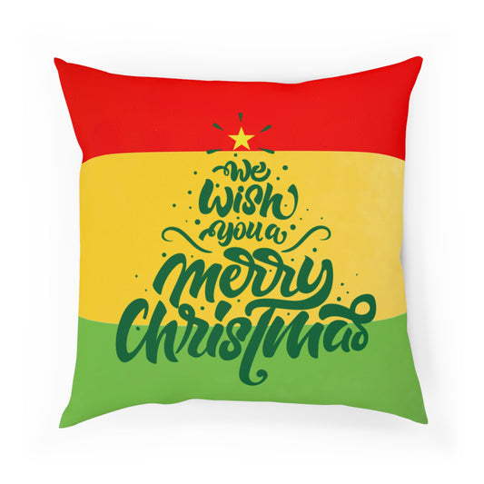 We wish you a Merry Christmas Pillow