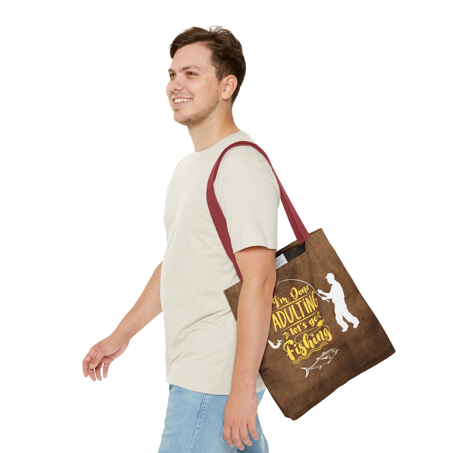 Lets Go Fishing Tote Bag