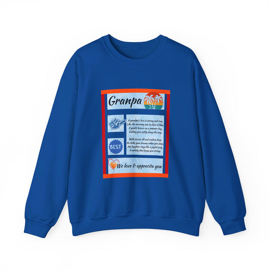 Grandpa Love Crewneck Sweatshirt