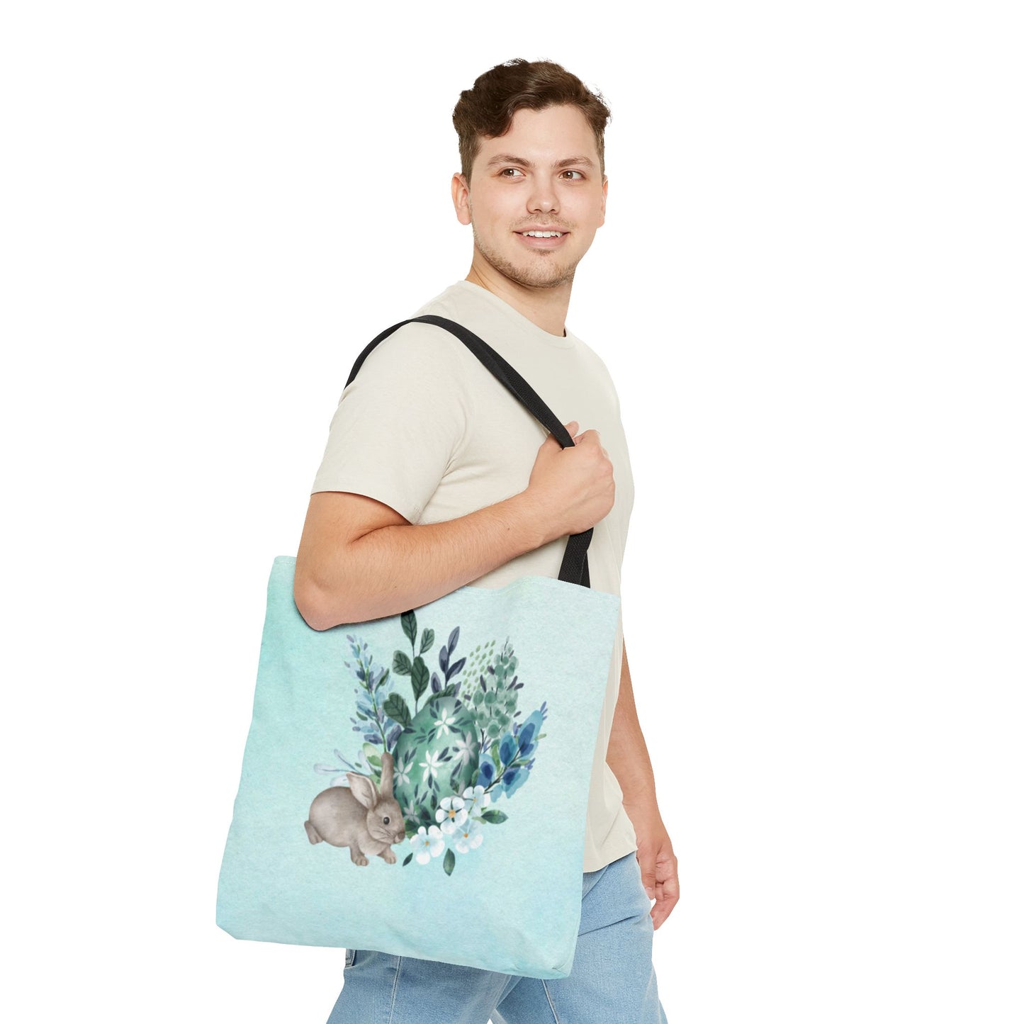 Cozy Rabbit Tote Bag