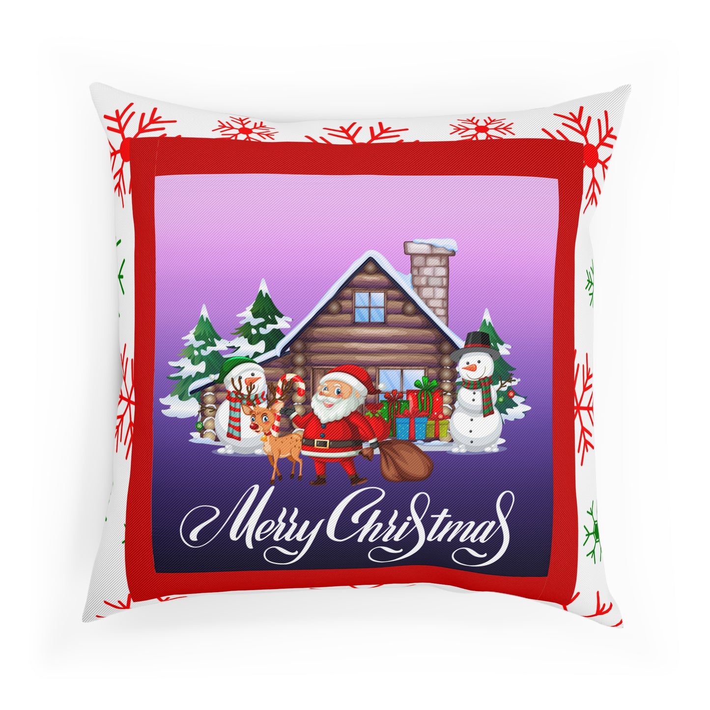 Snowflake Christmas Pillow