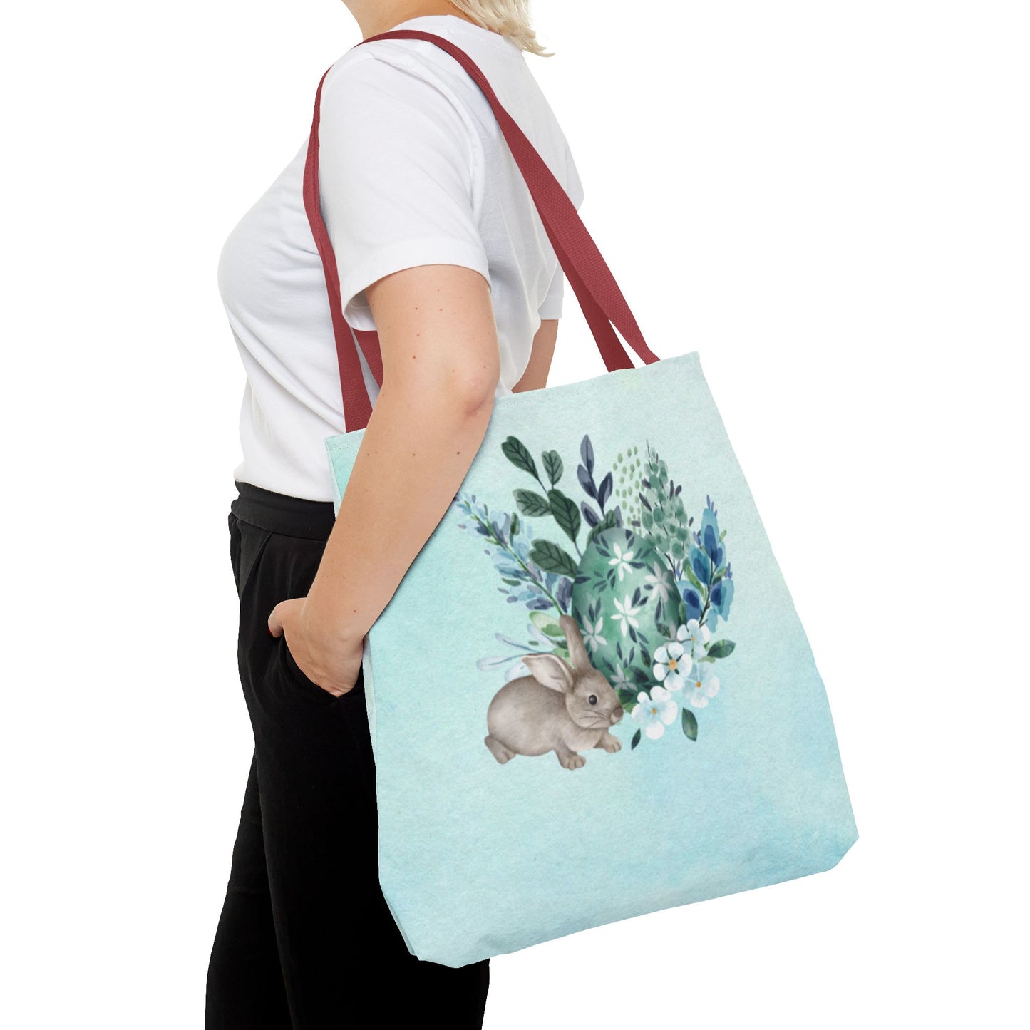 Cozy Rabbit Tote Bag