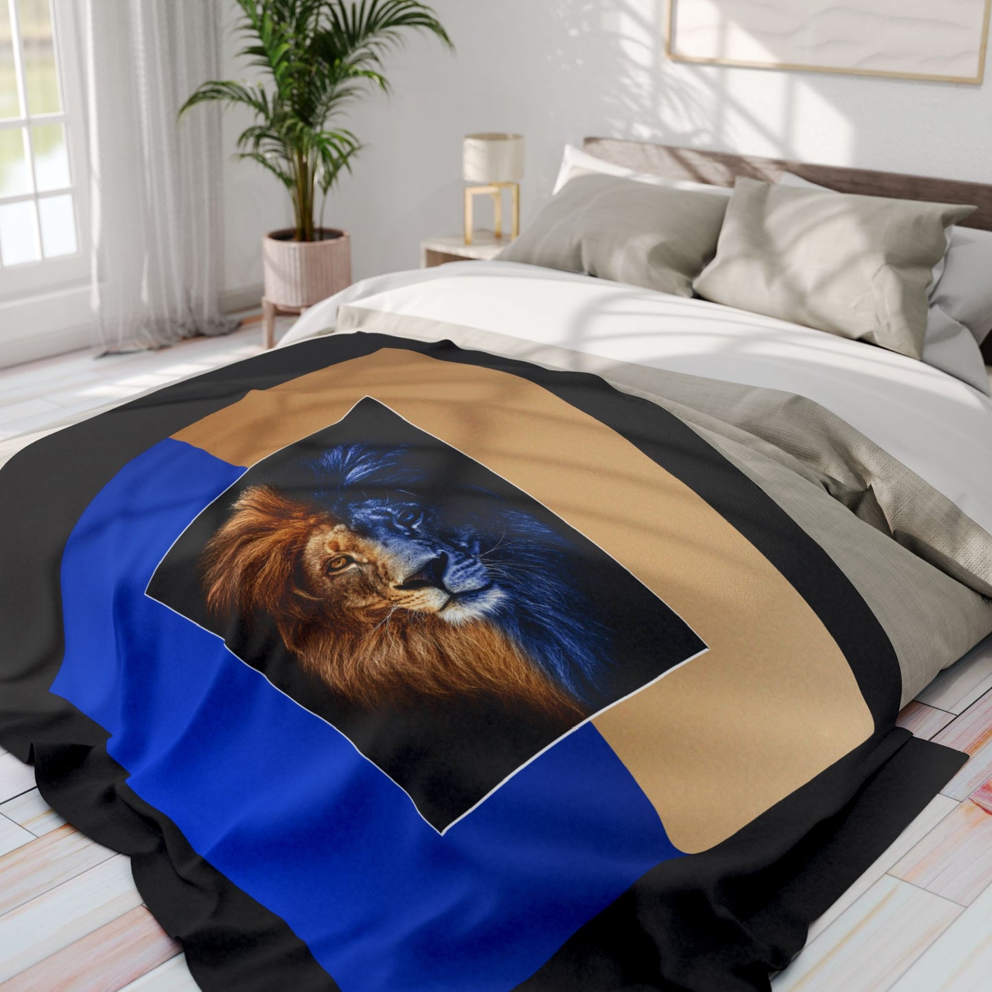 Lion Fleece Blanket