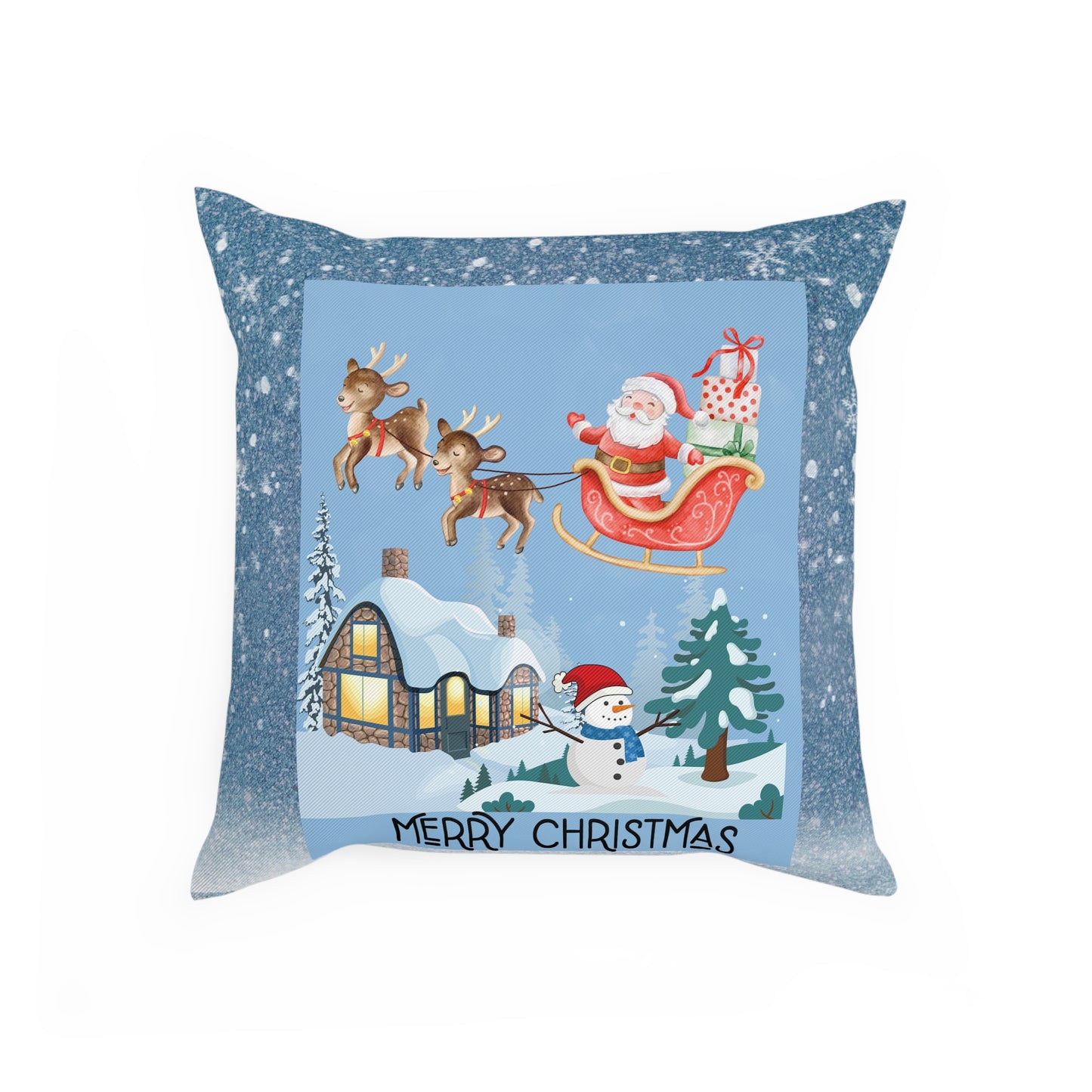 Sleigh Christmas Pillow