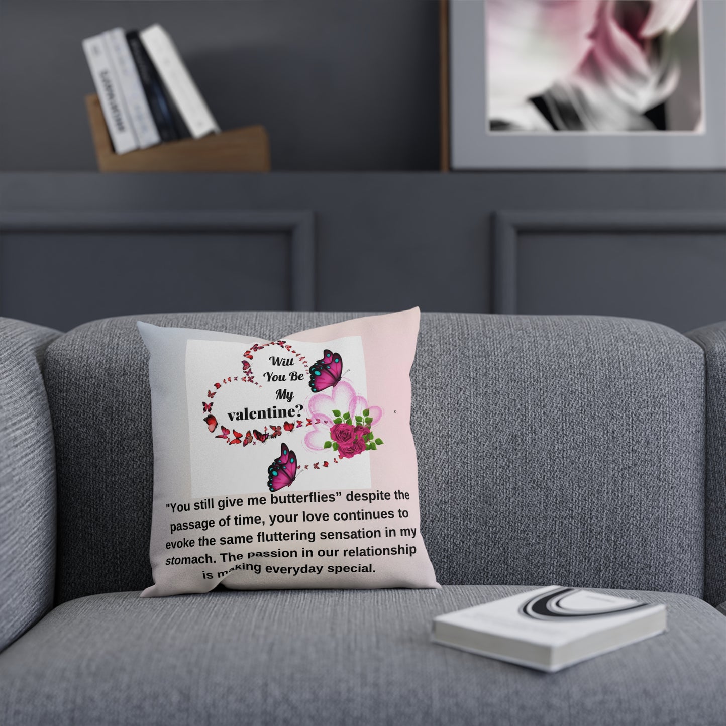 Butterfly Love Pillow