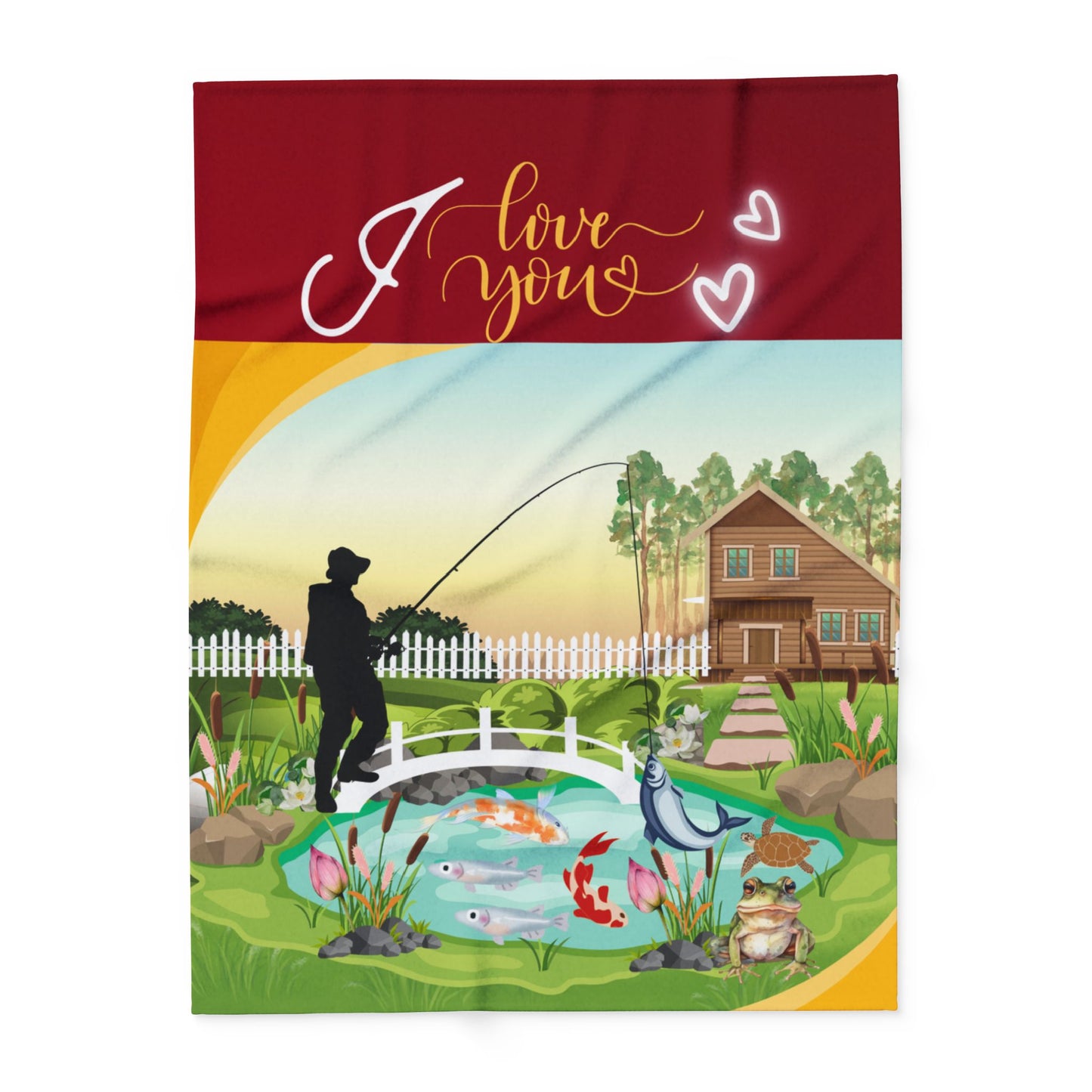 Favorite Fisherman Fleece Blanket