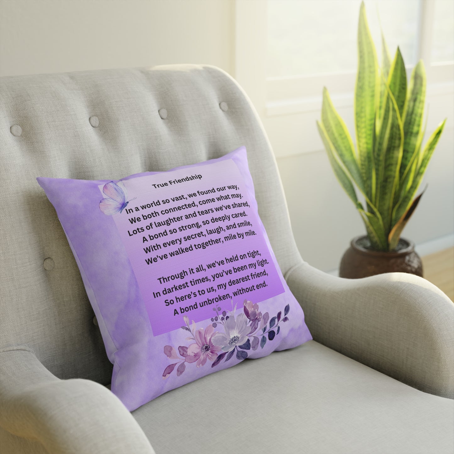 True Friendship Pillow