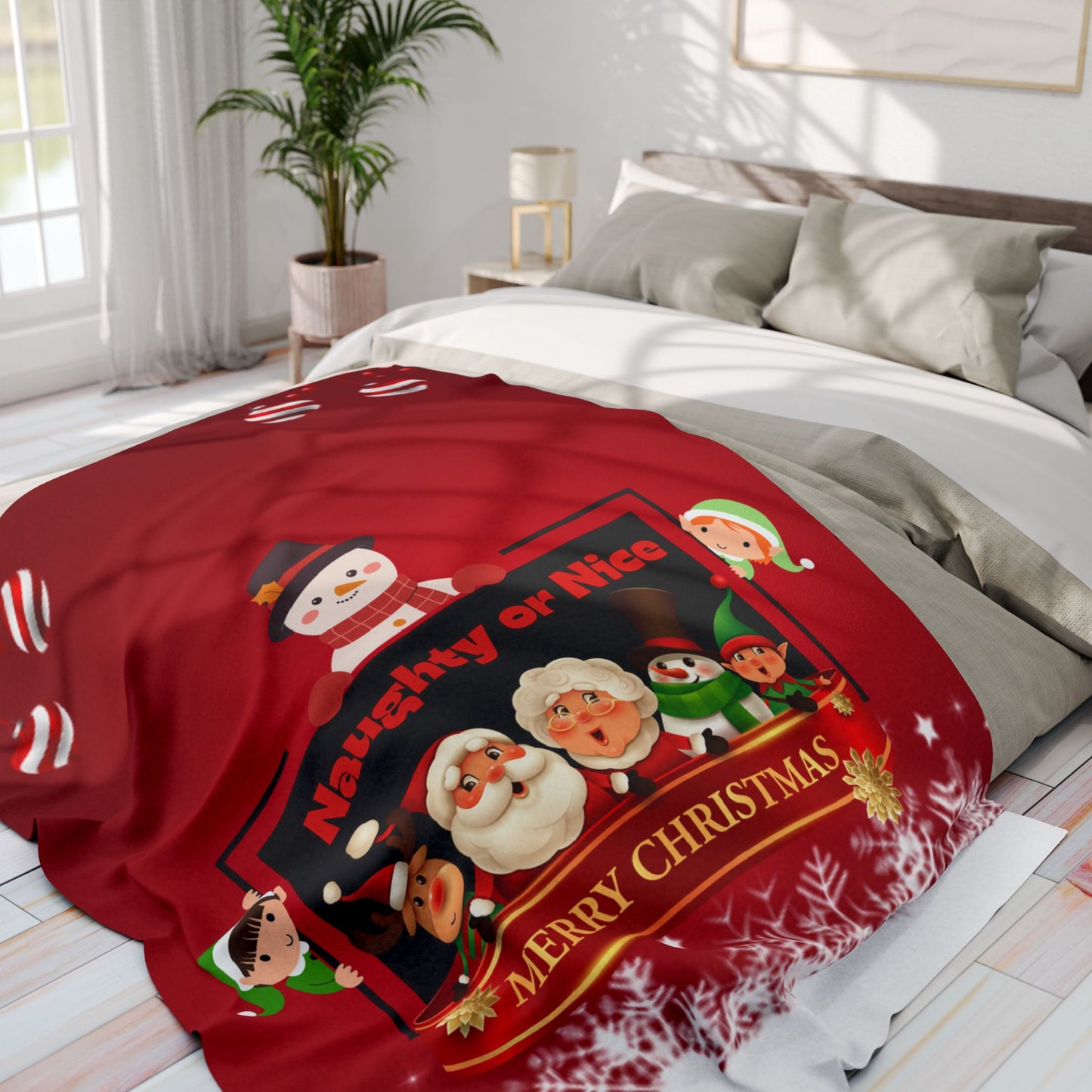 Naughty or Nice Blanket