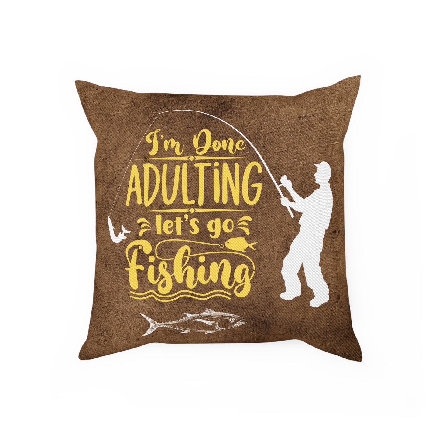 Lets Go Fishing Pillow