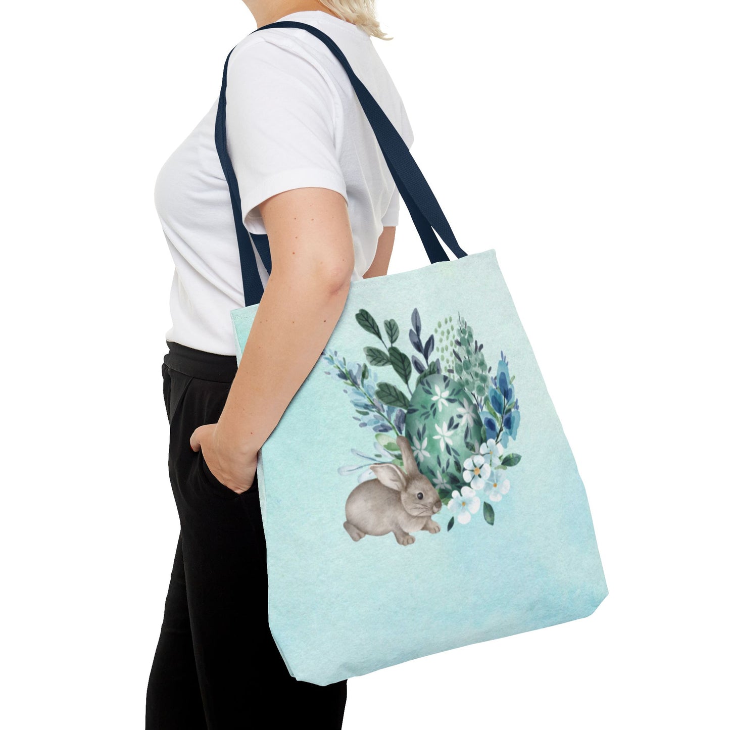 Cozy Rabbit Tote Bag