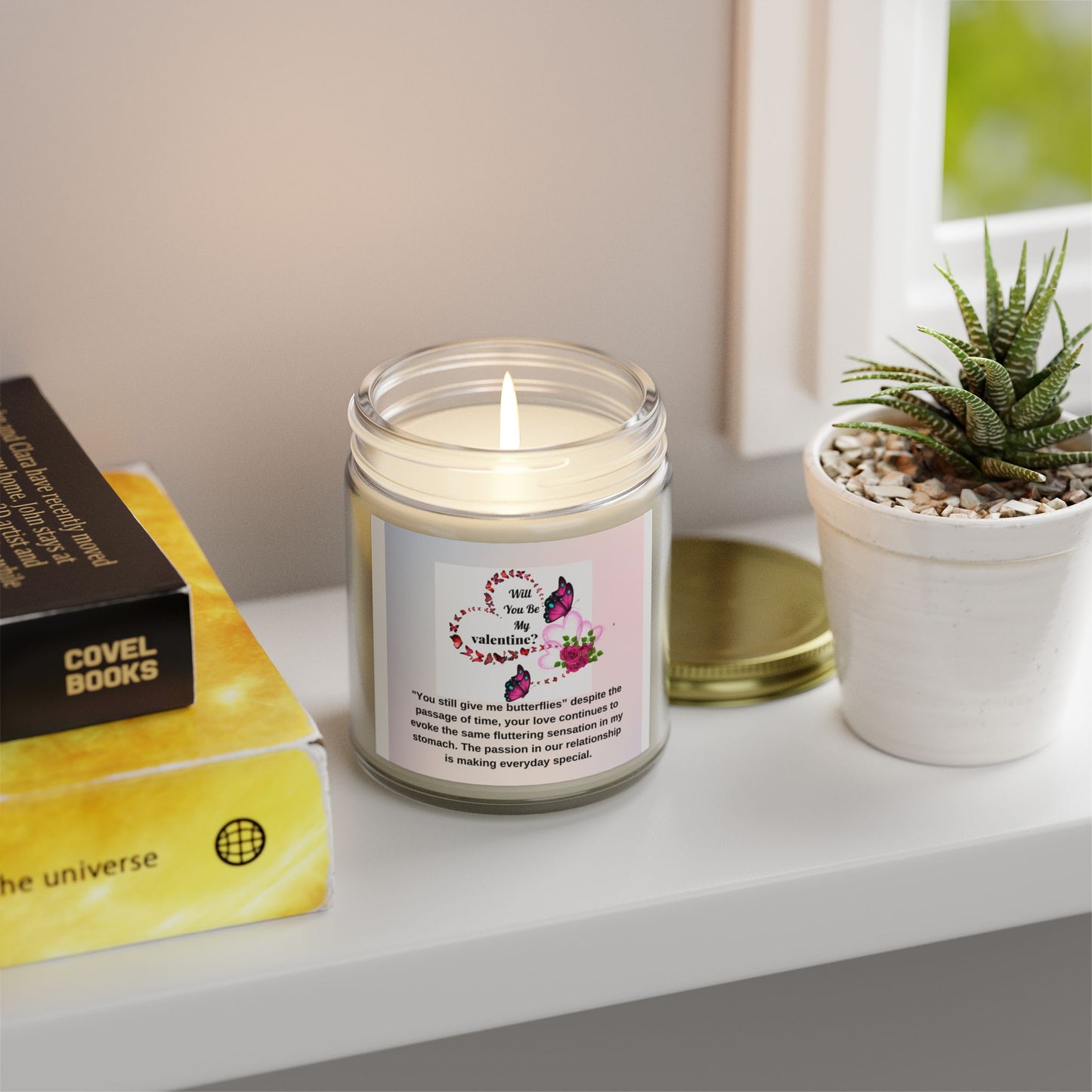 Butterfly Love Candle