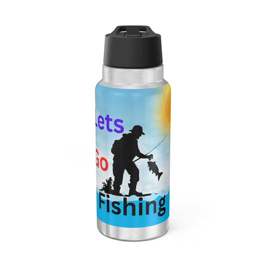 Lets Go Fishing -Tumbler, 32oz