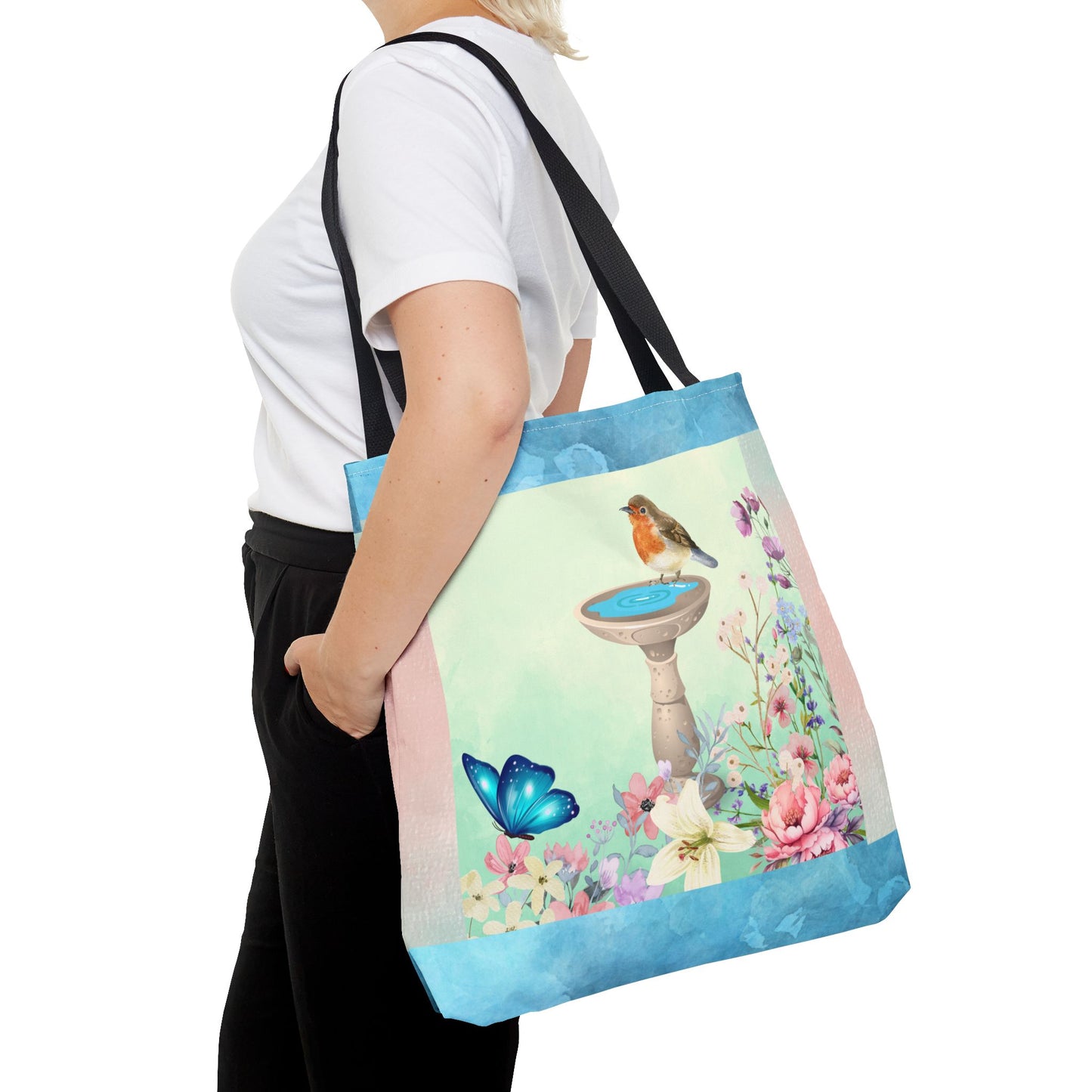 Bird Bath Tote Bag (AOP)