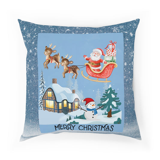 Sleigh Christmas Pillow