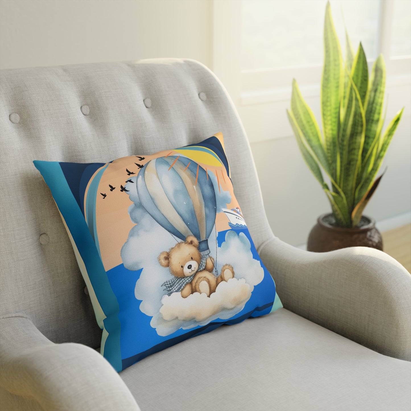 Balloon Bear Pillow