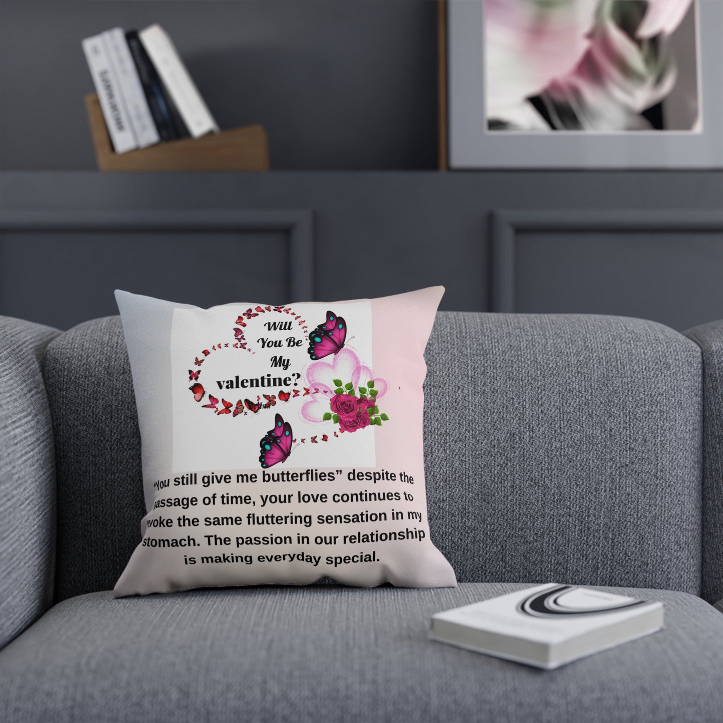 Butterfly Love Pillow