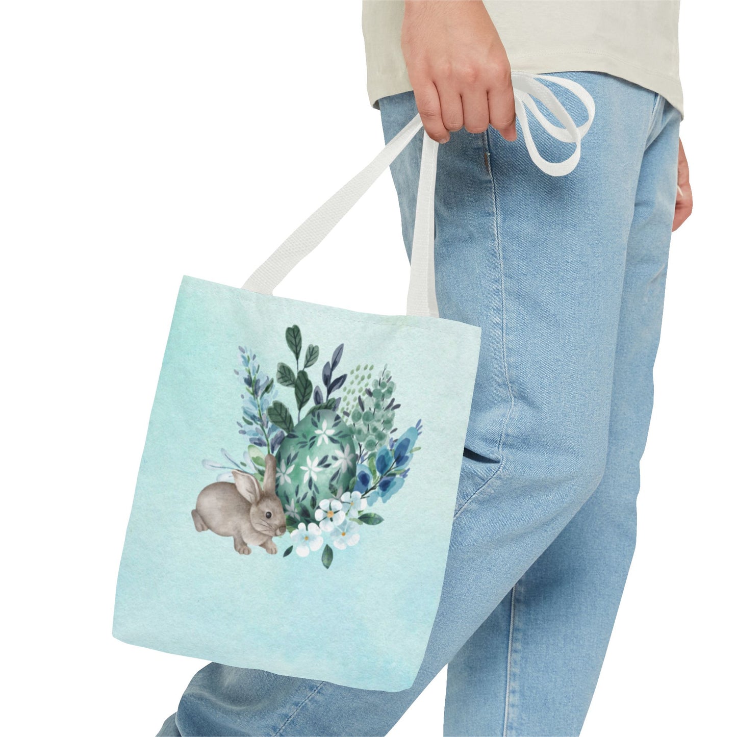 Cozy Rabbit Tote Bag