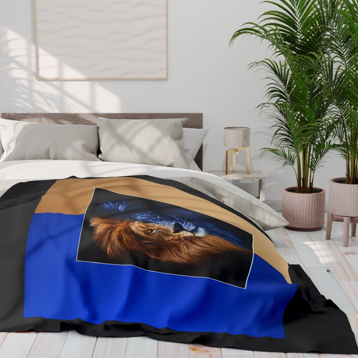 Lion Fleece Blanket