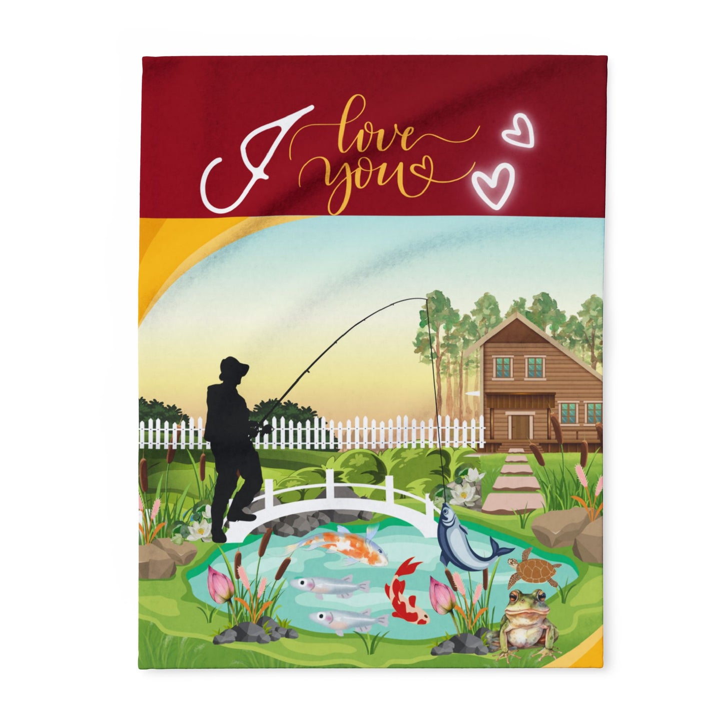 Favorite Fisherman Fleece Blanket