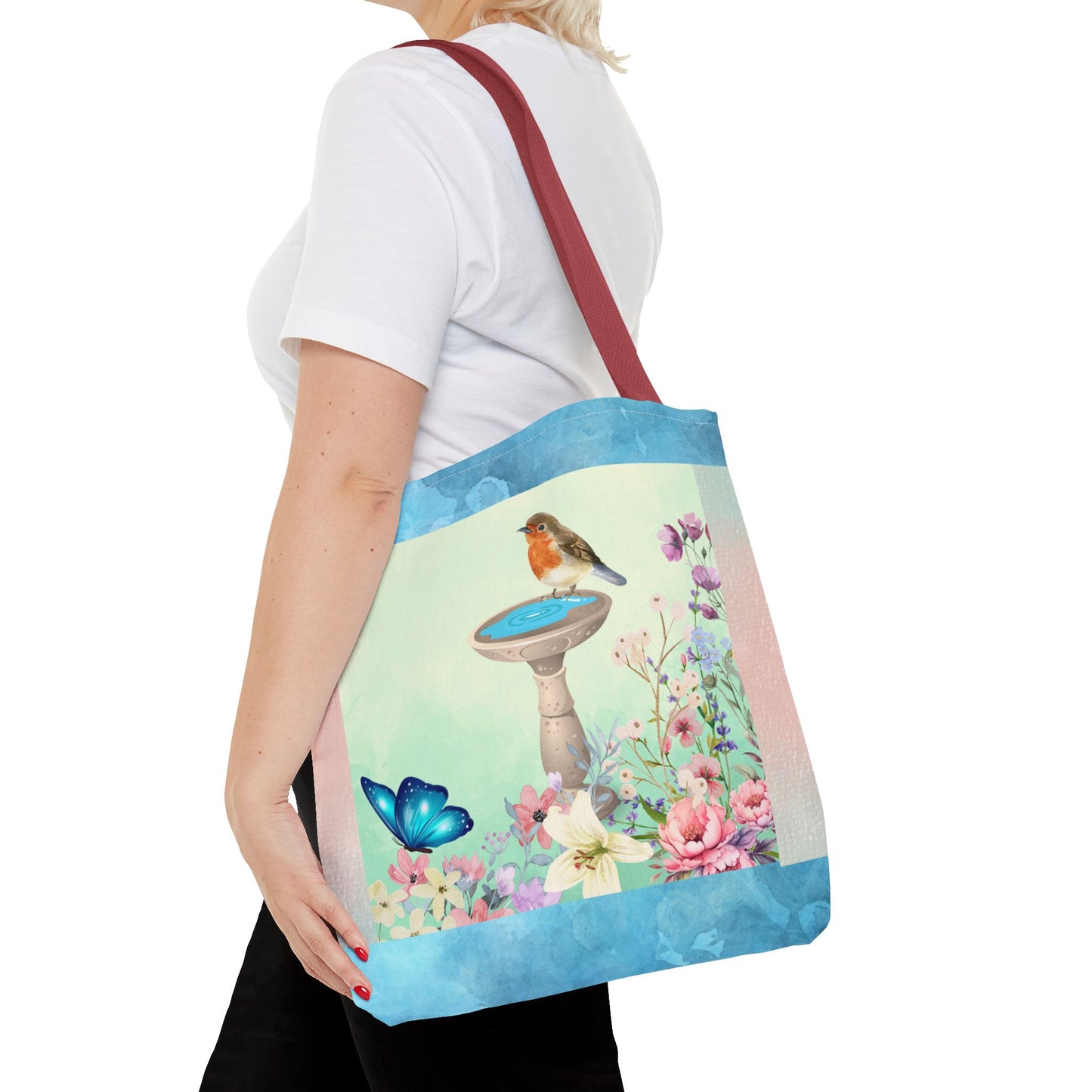 Bird Bath Tote Bag (AOP)