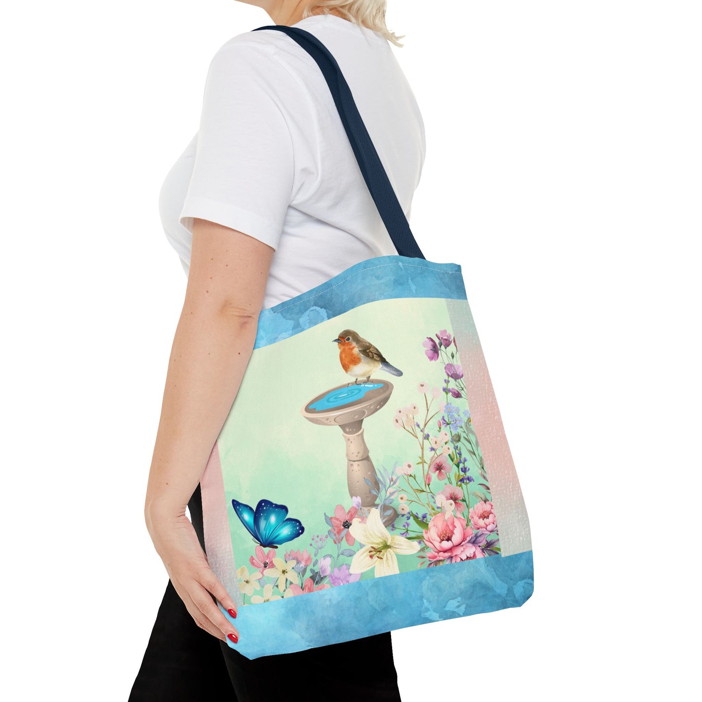 Bird Bath Tote Bag (AOP)