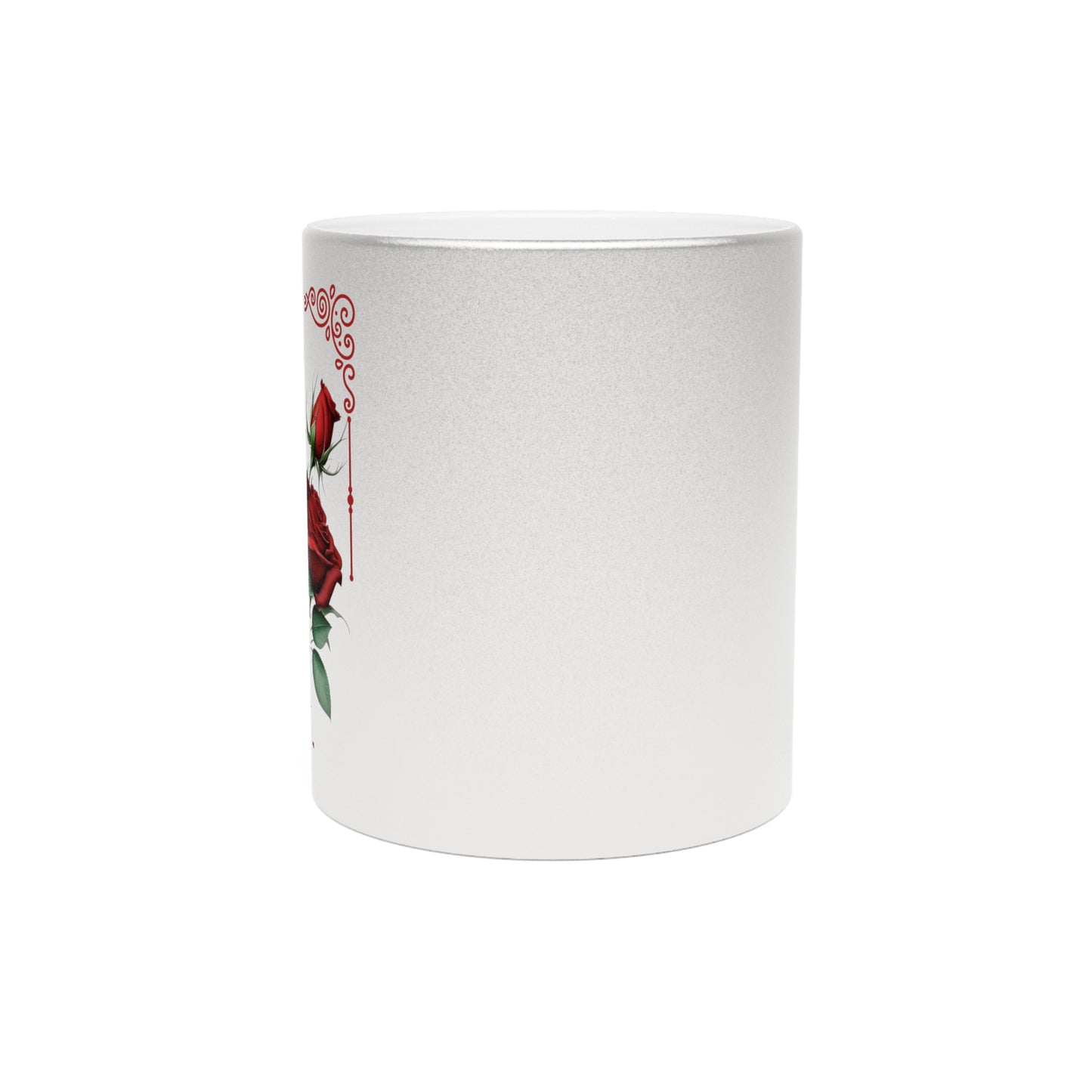 Mom Metallic Mug - Silver