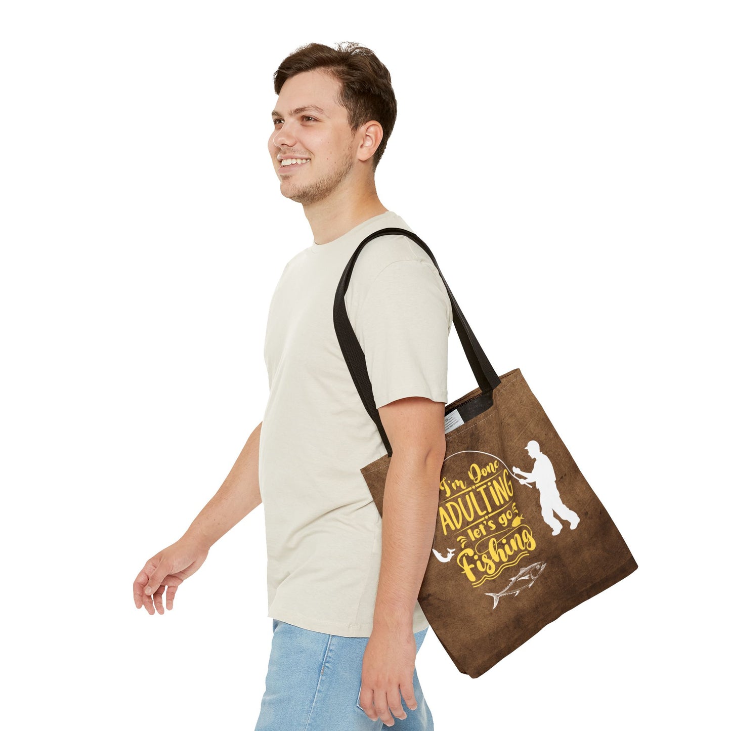 Lets Go Fishing Tote Bag