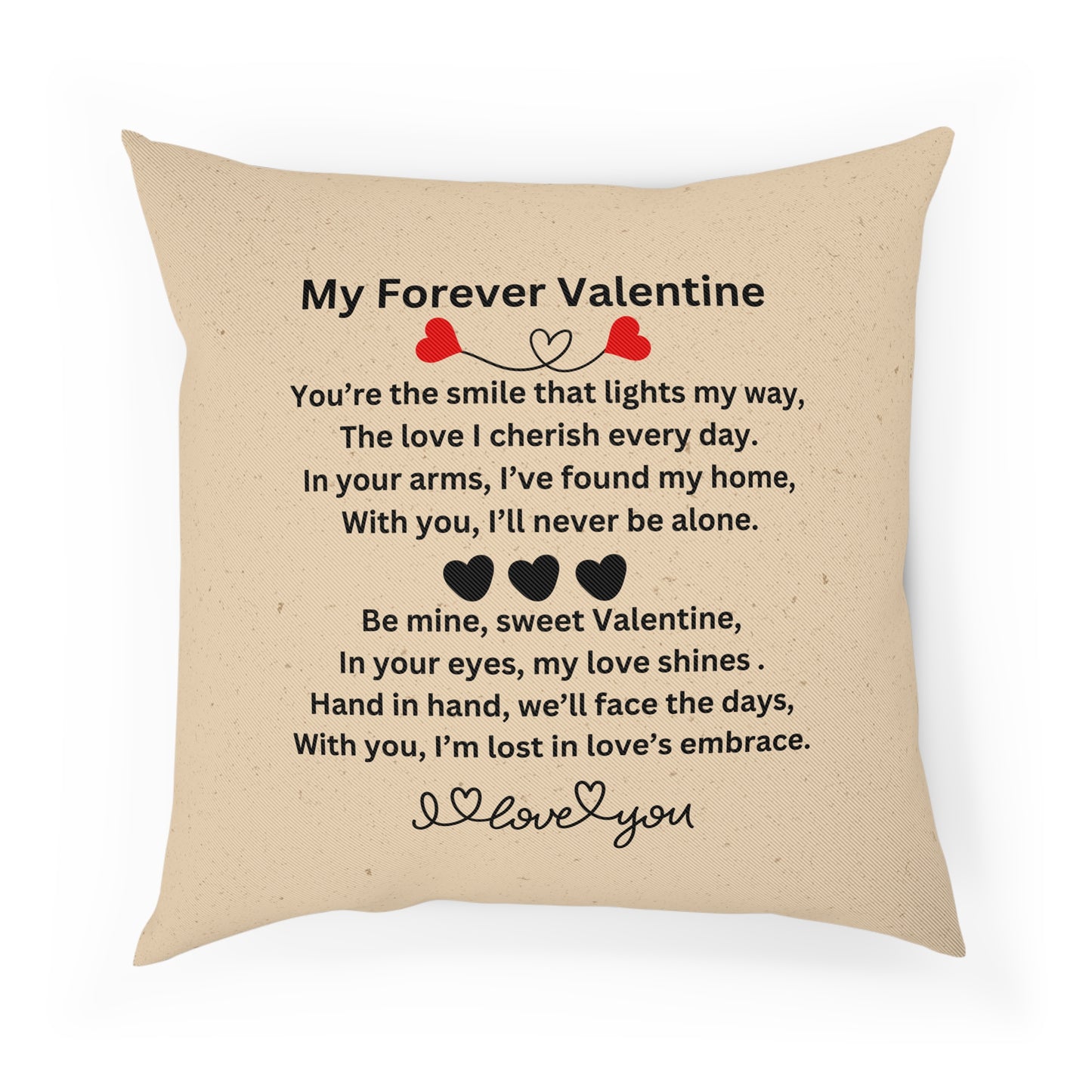 My Forever Valentine Pillow