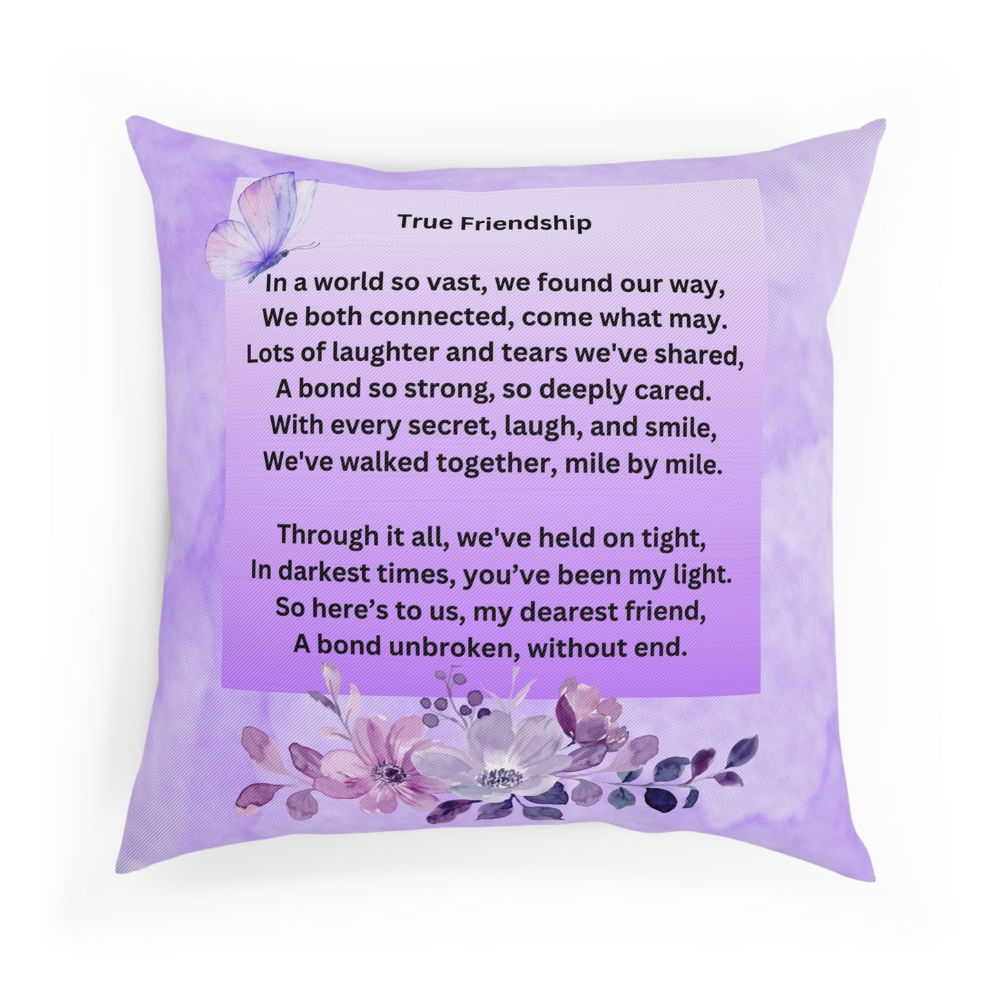 True Friendship Pillow