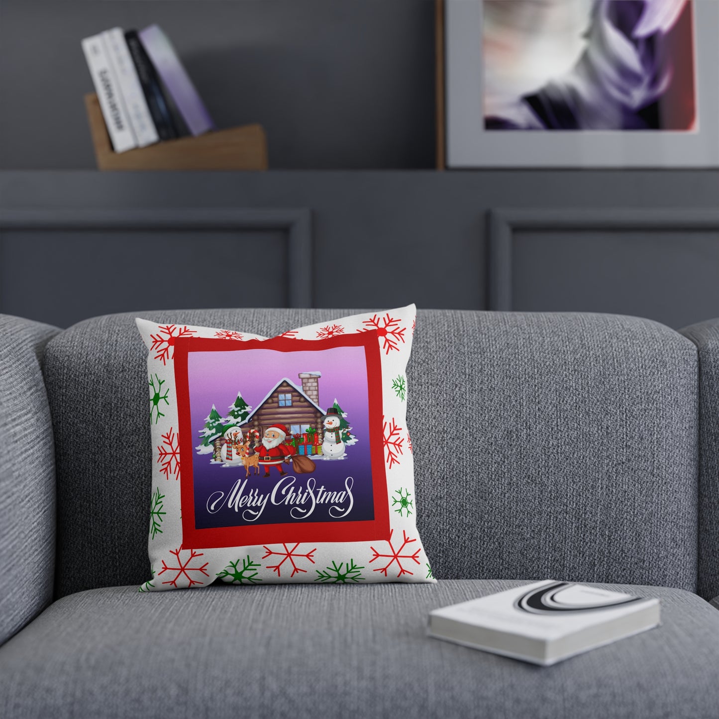 Snowflake Christmas Pillow